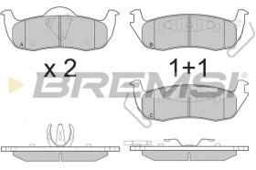 BREMSI BP3239 - B. PADS JEEP