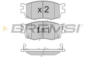 BREMSI BP3240 - B. PADS KIA, HYUNDAI