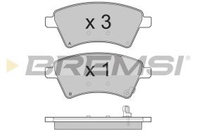 BREMSI BP3242 - B. PADS FIAT, SUZUKI