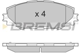 BREMSI BP3250 - B. PADS TOYOTA