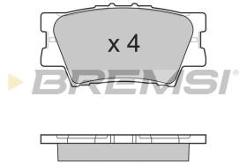 BREMSI BP3252 - B. PADS TOYOTA, LEXUS