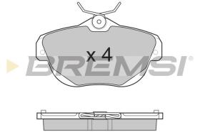 BREMSI BP3262 - B. PADS CITROEN