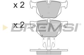 BREMSI BP3263 - B. PADS BMW