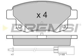 BREMSI BP3275 - B. PADS FORD