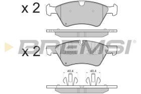 BREMSI BP3279 - B. PADS MERCEDES-BENZ