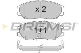 BREMSI BP3281 - B. PADS KIA, HYUNDAI, SSANGYONG