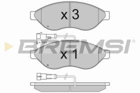 BREMSI BP3285TR - B. PADS FIAT, PEUGEOT, CITROEN