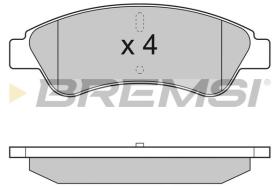 BREMSI BP3286 - B. PADS FIAT, PEUGEOT, CITROEN