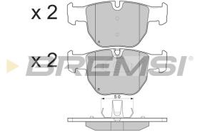 BREMSI BP3287 - B. PADS LAND ROVER