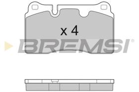 BREMSI BP3289 - B. PADS VW, AUDI