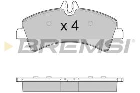 BREMSI BP3291 - B. PADS MERCEDES-BENZ, VW