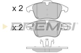 BREMSI BP3297 - B. PADS FORD, LAND ROVER, VOLVO