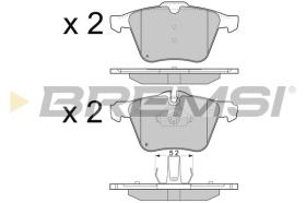 BREMSI BP3299 - B. PADS FORD, VOLVO, JAGUAR