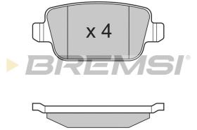 BREMSI BP3300 - B. PADS FORD, LAND ROVER, VOLVO