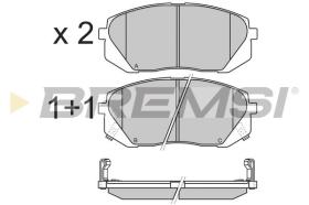 BREMSI BP3358 - B. PADS KIA, HYUNDAI