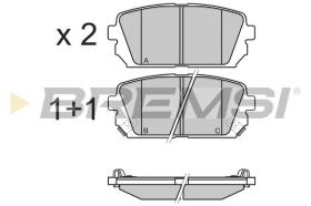 BREMSI BP3359 - B. PADS KIA