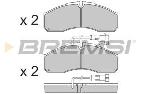 BREMSI BP3360 - B. PADS NISSAN