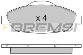 BREMSI BP3364 - B. PADS PEUGEOT