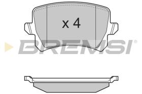 BREMSI BP3366 - B. PADS VW, AUDI, SEAT, SKODA