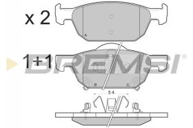 BREMSI BP3369 - B. PADS HONDA