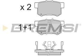 BREMSI BP3374 - B. PADS HONDA