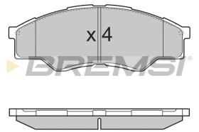 BREMSI BP3375 - B. PADS TOYOTA