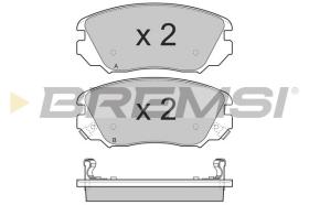 BREMSI BP3376 - B. PADS OPEL, BENTLEY, SAAB, CHEVROLET