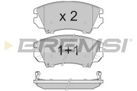 BREMSI BP3377 - B. PADS OPEL, CHEVROLET, VAUXHALL