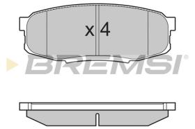 BREMSI BP3382 - B. PADS TOYOTA