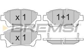 BREMSI BP3393 - B. PADS TOYOTA, ASTON MARTIN