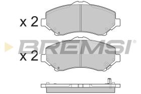 BREMSI BP3396 - B. PADS FIAT, VW, LANCIA, DODGE, JEEP