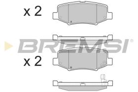 BREMSI BP3398 - B. PADS OPEL, JEEP, DODGE