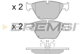 BREMSI BP3403 - B. PADS BMW