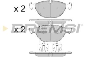 BREMSI BP3409 - B. PADS BMW