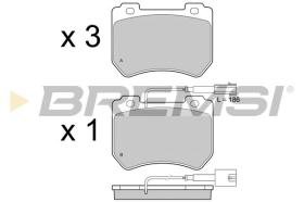 BREMSI BP3412 - B. PADS ALFA ROMEO