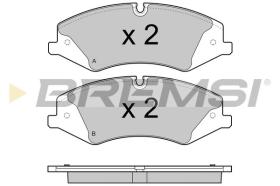 BREMSI BP3415 - B. PADS MERCEDES-BENZ, LAND ROVER