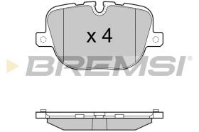 BREMSI BP3416 - B. PADS MERCEDES-BENZ, LAND ROVER