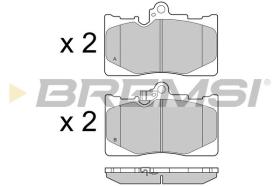 BREMSI BP3418 - B. PADS LEXUS