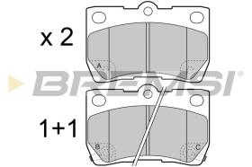 BREMSI BP3420 - B. PADS LEXUS