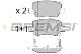 BREMSI BP3423 - B. PADS TOYOTA