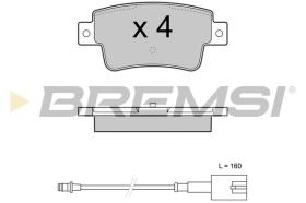 BREMSI BP3427 - B. PADS FIAT, ABARTH