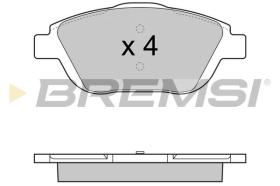 BREMSI BP3428 - B. PADS PEUGEOT, CITROEN, DS