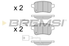 BREMSI BP3438 - B. PADS ALFA ROMEO