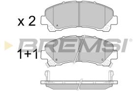 BREMSI BP3442 - B. PADS ISUZU