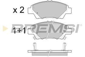 BREMSI BP3446 - B. PADS HONDA