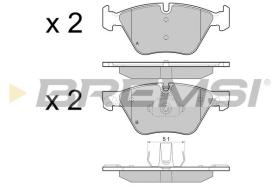 BREMSI BP3447 - B. PADS BMW