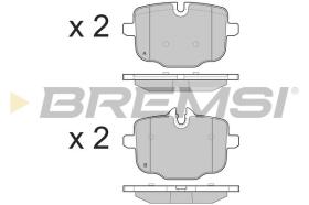 BREMSI BP3450 - B. PADS BMW, ALPINA