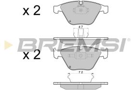 BREMSI BP3454 - B. PADS BMW