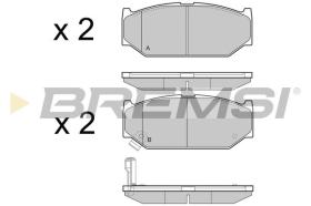 BREMSI BP3455 - B. PADS SUZUKI