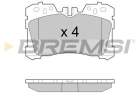 BREMSI BP3462 - B. PADS LEXUS